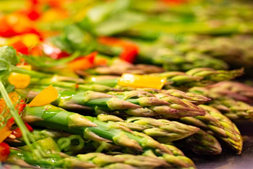 Delicious Asparagus at the Aliʻi Lūʻau