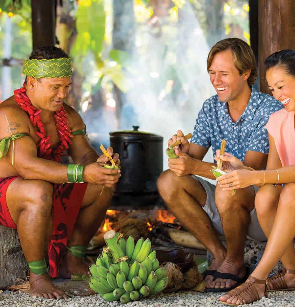 Cooking in Samoa