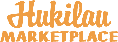 Hukilau Marketplace logo in orange color