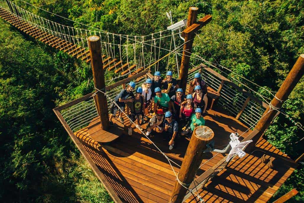 Keana Farms Zip Line Group Photo